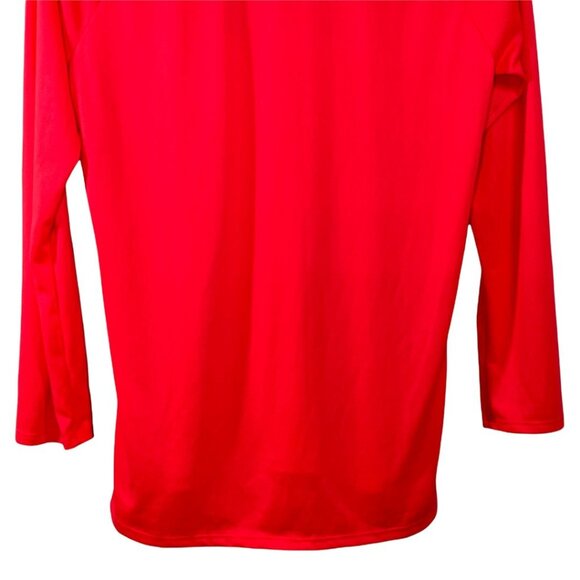 Under Armour Girls XL Orange Red Long Sleeve HeatGear Tee - Picture 6 of 10